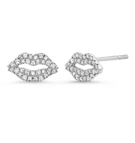 Sterling silver Kiss 💋 earrings