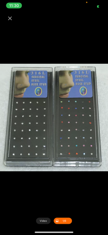 Nose rings case -NOT A SET