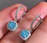 Square Stone Drop Earrings Not A Set