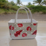 Beach Tote With Zipper Bag