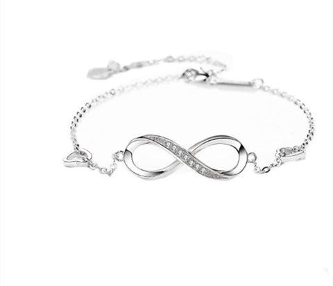 Sterling Silver Infinity Bracelet