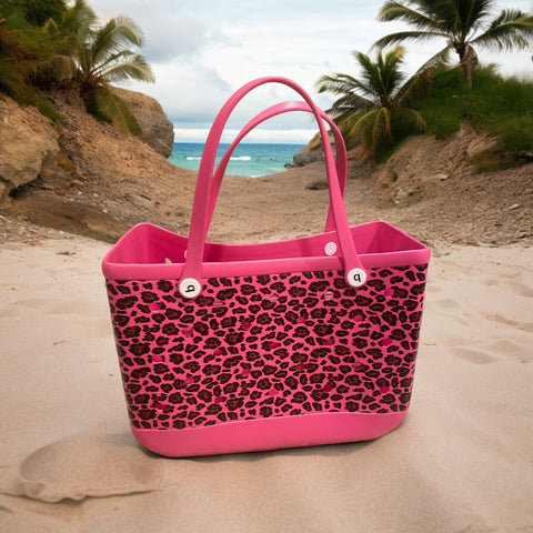 Beach Tote With Zipper Bag