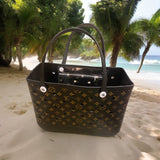 Beach Tote With Zipper Bag