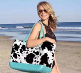 Beach Tote With Zipper Bag