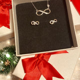 Sterling Silver Infinity Set