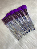 XNO COSMETICS purple brushes