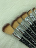 XNO Cosmetics crystal bling brushes