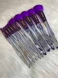 XNO COSMETICS purple brushes