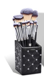 XNO COSMETICS CRYSTAL BLACK 14 pc brushes
